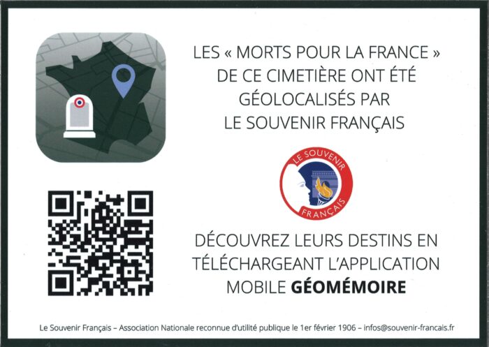 Plaque "Géomémoire"